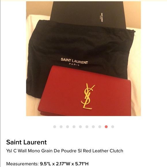 YSL Saint Laurent Clutch Monogram - Picture 7 of 8